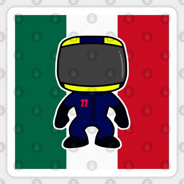 Sergio Perez Custom Bobblehead - Flag Edition 2021 Season Sticker by GreazyL